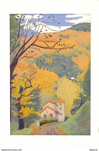 Postcard art painting - postcard,