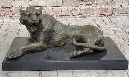 Art deco sculpture jaguar - deco,