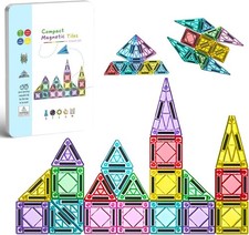 74Pcs Mini Magnetic Tiles