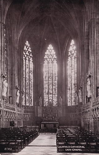 Lichfield cathedral lady - cathedral, "lady
