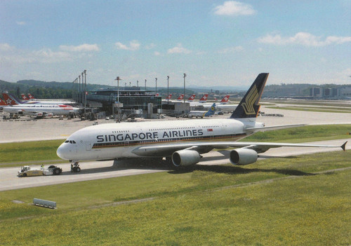 Singapore airlines 380 with - airlines, a