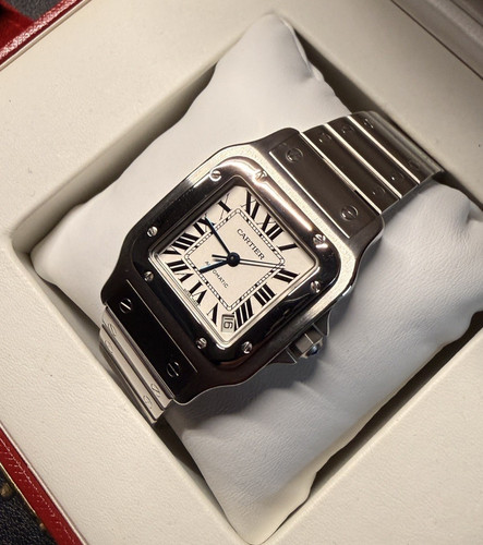 Full set cartier 32mm - full, santos