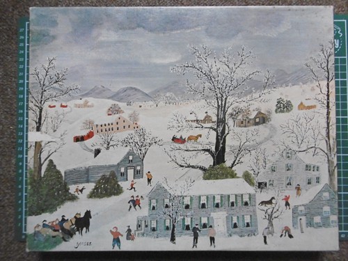 Vintage springbok jigsaw grey - vintage,