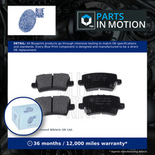 Brake Pads Set fits HONDA CIVIC FN2 TypeR 2.0 Rear 06 to 12 K20Z4 Blue Print New