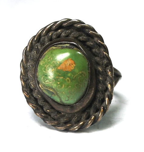 Sterling silver antique green - sterling,