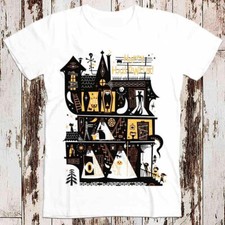 Happy Halloween Spooky House T Shirt 8725