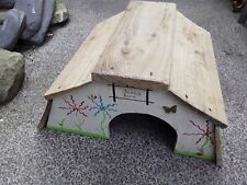 Bunny Barn Huge Handmade wooden rabbit house Hide Play Eat Sleep COLLECT ONLY