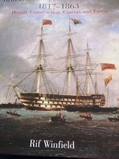 books bundle- British Warships in the Age of Sail 1817-18623 and three others