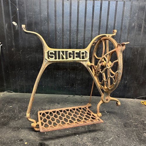 Antique singer treadle sewing - antique,
