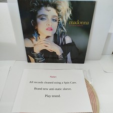 Madonna The First Album Vinyl LP (Sire 1985 92-3867-1 WX22) Lucky Star, Holiday