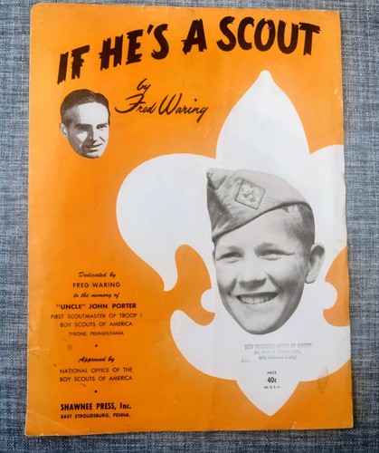 Vintage boy scout - scout, sheet