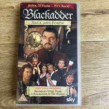 Blackadder Back and Forth VHS Video Tape Atkinson Mr Bean - Very Good Bargain
