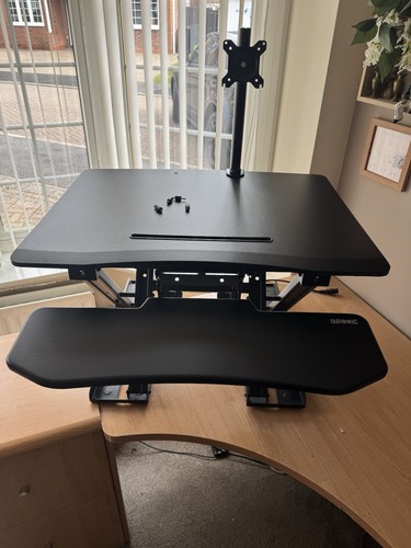 Duronic sit stand desk - desk, dm05d6