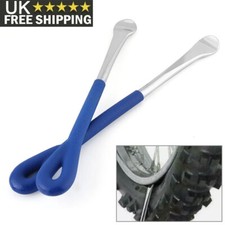 2x Heavy Duty Car Motorcycle Tire Lever Spoon Tyre Wheel Changing Repair Tool UK