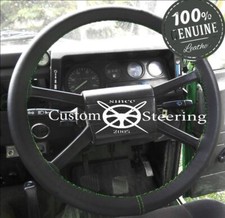 BLACK LEATHER STEERING WHEEL
