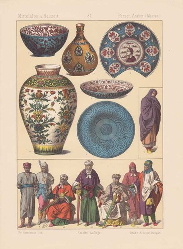 Arab moors art vases - moors,