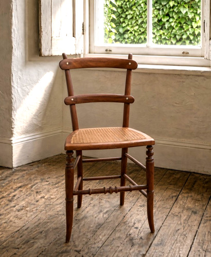 Antique mahogany and - and, cane
