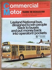 COMMERCIAL MOTOR MAGAZINE 30 Oct 1970 SCANIA LB 140/LANZ & MARTI TRAILER TESTED