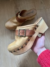 Free People Wooden Clogs Size