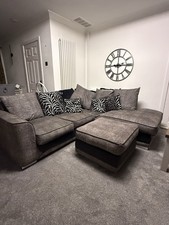 DFS Grey Black Fabric Corner