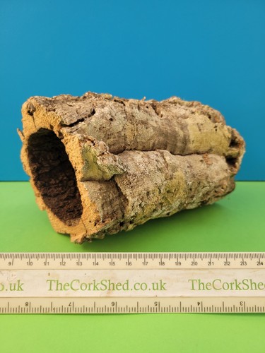 Cork bark hamster tube nest - cork,