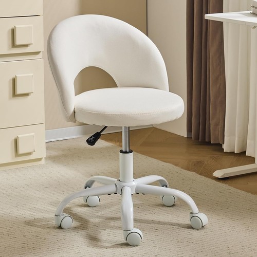Comfy white fluffy vanity - white,