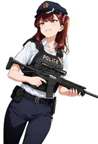 Izumi nogami policewoman vinyl - nogami,