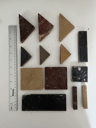 Victorian antique encaustic - antique,