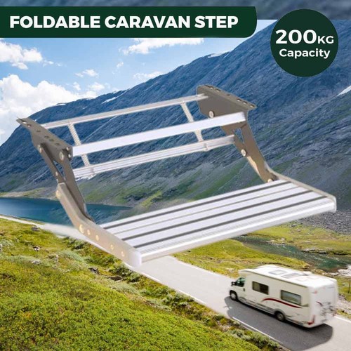 Caravan step aluminium pull - step,
