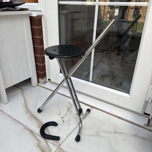 Slim foldable walking stick