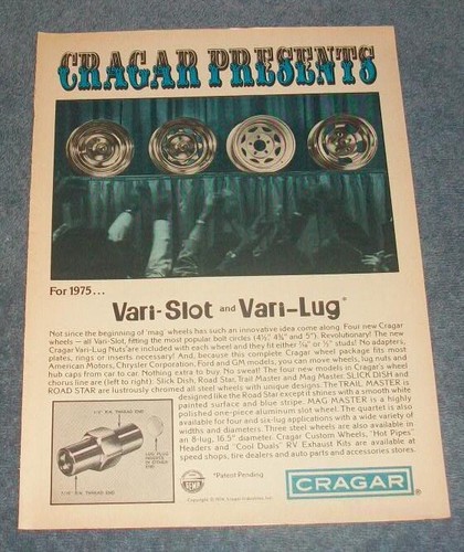 1975 cragar wheels vari - cragar, vari-slot