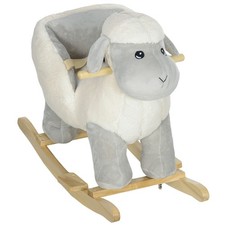 AIYAPLAY Baby Rocking Horse with Safety Belt, Sound, for Ages 18-36 Months