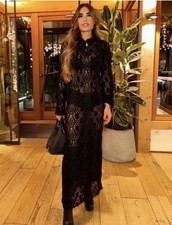 ZARA NEW WOMAN LONG CROCHETED