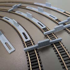 Gauge track laying radius - gauge,