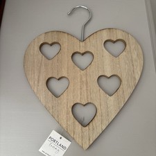 Wooden Love Heart Scarf Hanger