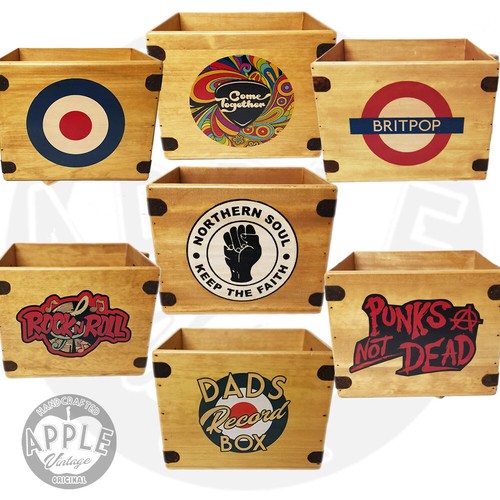 Retro record box vintage - retro, 12"