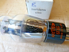 Raytheon 6F8G  B NOS Valve Tube AMPLITREX Tested GM% 65 80 NOV19B