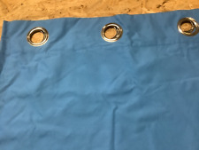 Silent night Sky Blue ring eyelet curtains 117cm Wide x 183cm Drop