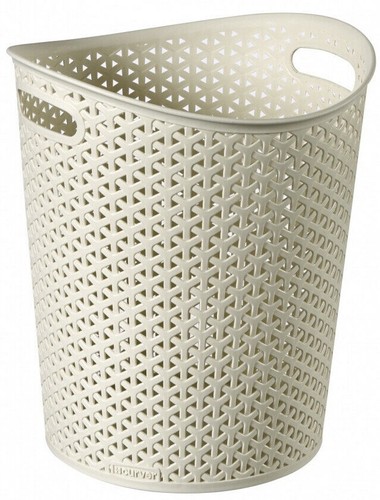 Curver round plastic wicker - round,