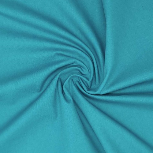 Plain cotton poplin fabric - fabric,
