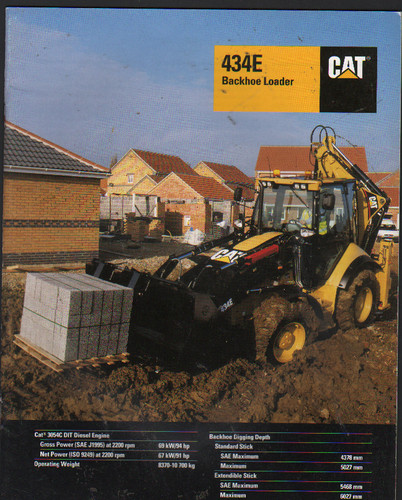 Caterpillar 434e backhoe - "434e",