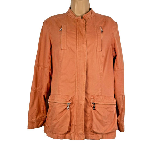 Ladies jacket orange vintage - jacket,