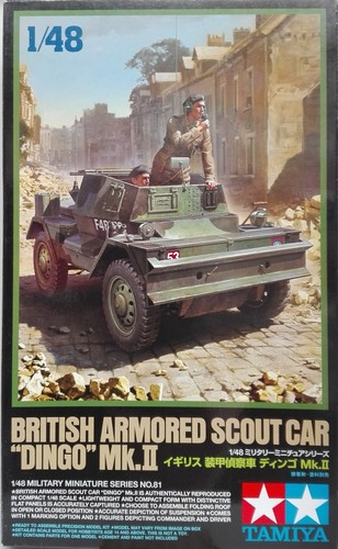 Model british armored scout - model,