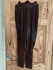 Ladies Black Leather Looking