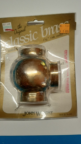 Cast solid brass - solid, rail