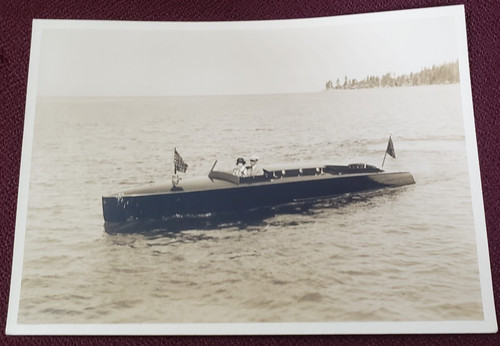 Gar wood racing speedboat - gar,