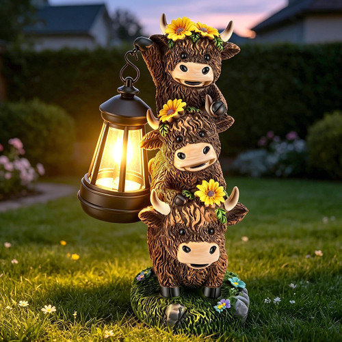 Highland cow garden ornaments - highland,