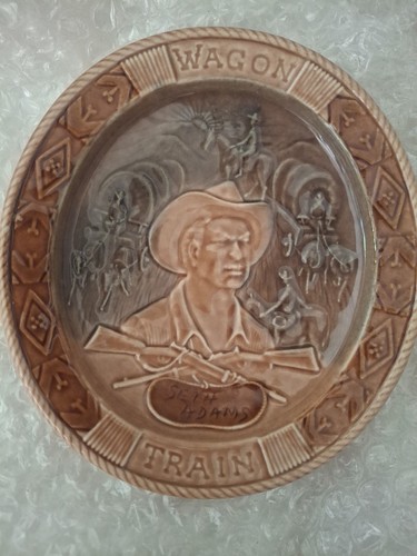 Pair wade wagon train - train, dish