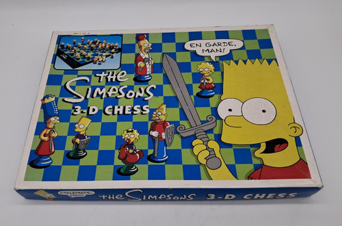 The simpsons chess set - 3d,