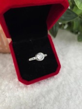 Silvery Art Deco Rhinestone